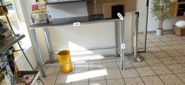 Stehtisch Metall Granitplatte BxHxT 160 x 103 x 60 cm