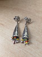 Vintage Silberne Ohrhänger Indien Style 