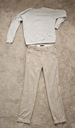 Zara Pullover Baumwolle Gr. M + Markham Hose W32