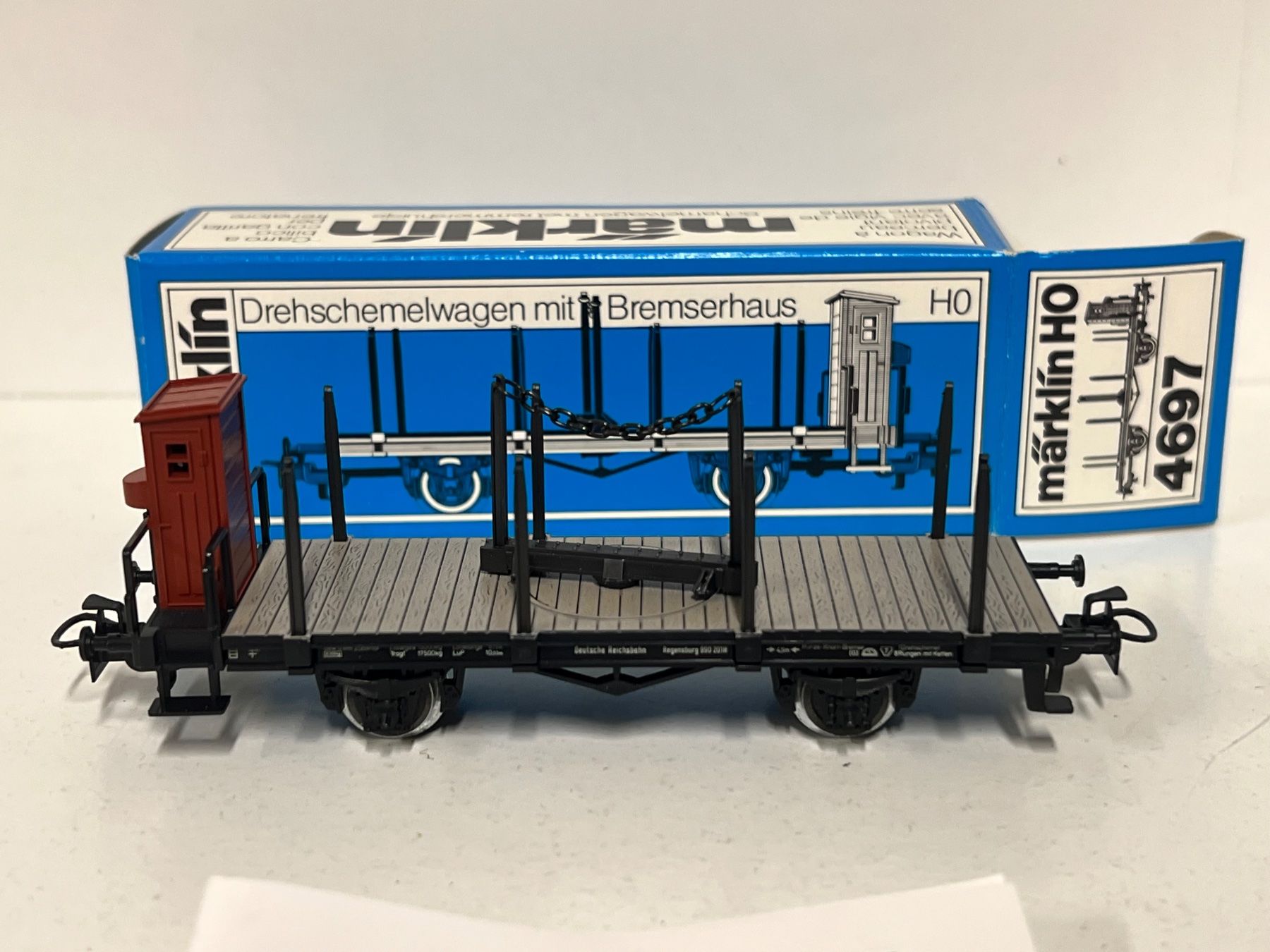 Märklin Modellini di ferrovie: Märklin HO Güterwagen 4697 , DB, AC – Nuovo e nell'imballaggio originale da Geroldswil venduto da TopTrain54 1