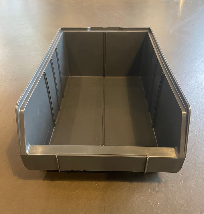 Sichtlagerbox Stapelbox – Blau, Größe 4, 10 Stück, Made In Germany