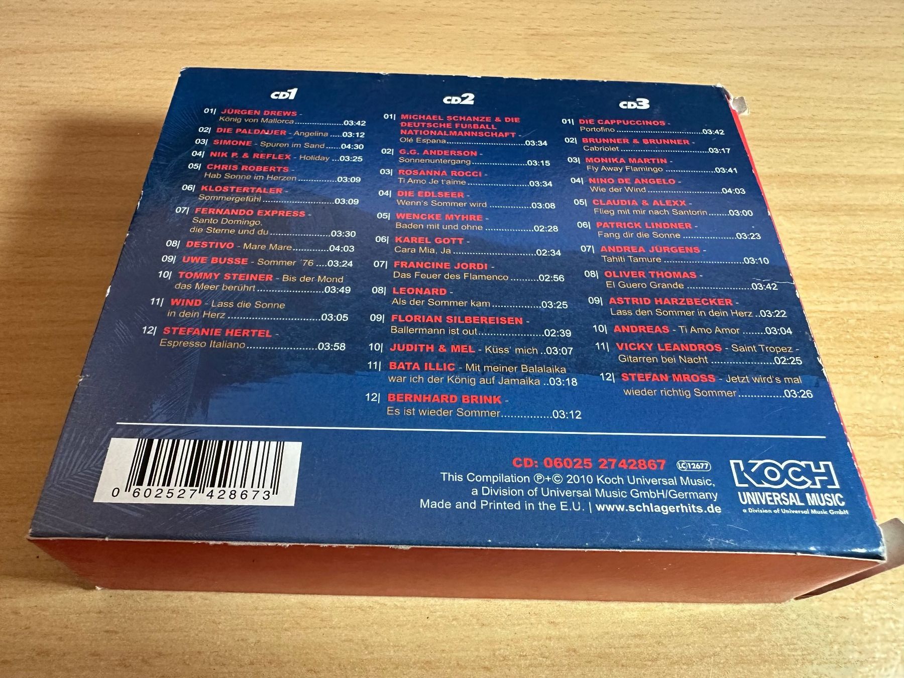 CDs: Sommer Somne Holiday - 3 CD – Gebraucht aus Rikon im Tösstal von Alpenmutz 1