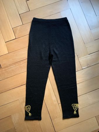 Strick Hose schwarz - 36