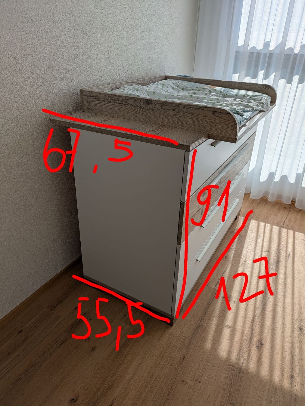 Letti: Paidi Babybett + Wickelkommode – Usato da Safenwil venduto da Deloshu 1