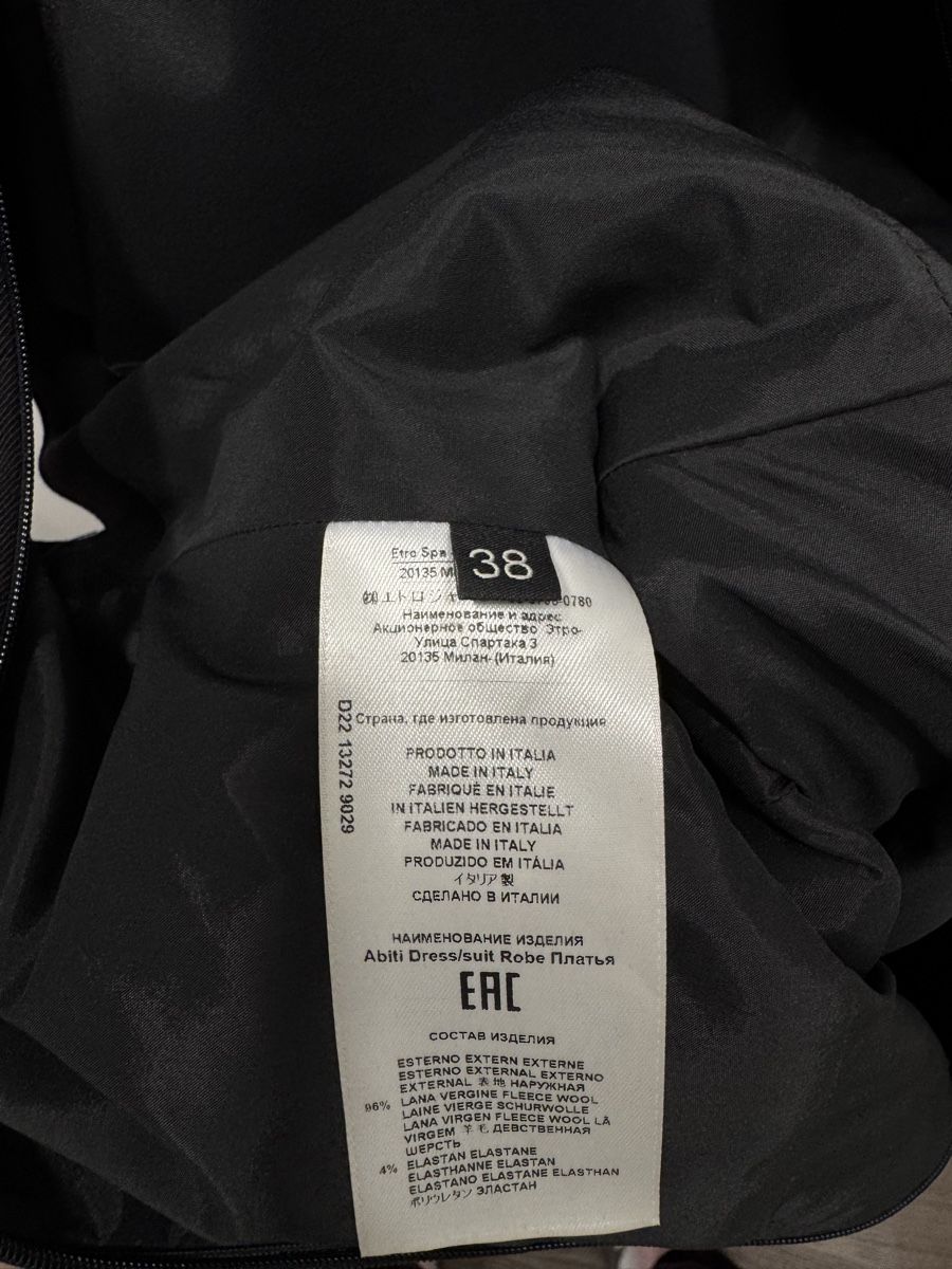 Etro Vestiti: Etro Black Floral Dress - Size 38it – Nuovo (secondo la descrizione) da Thonex venduto da Lux_brands01 7