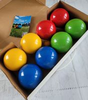 🇮🇹 Tolle 80er Jahre Boccia Kugeln Made in Italy neuwertig 