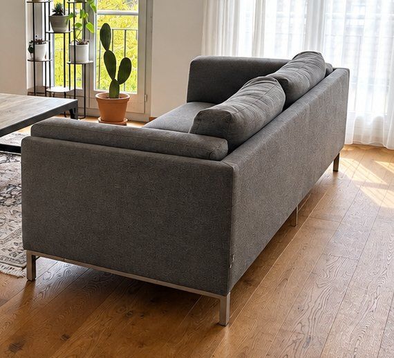 Ikea Divani: Sofa (3er, Grau) – Usato da Dättwil venduto da sarrafan 1