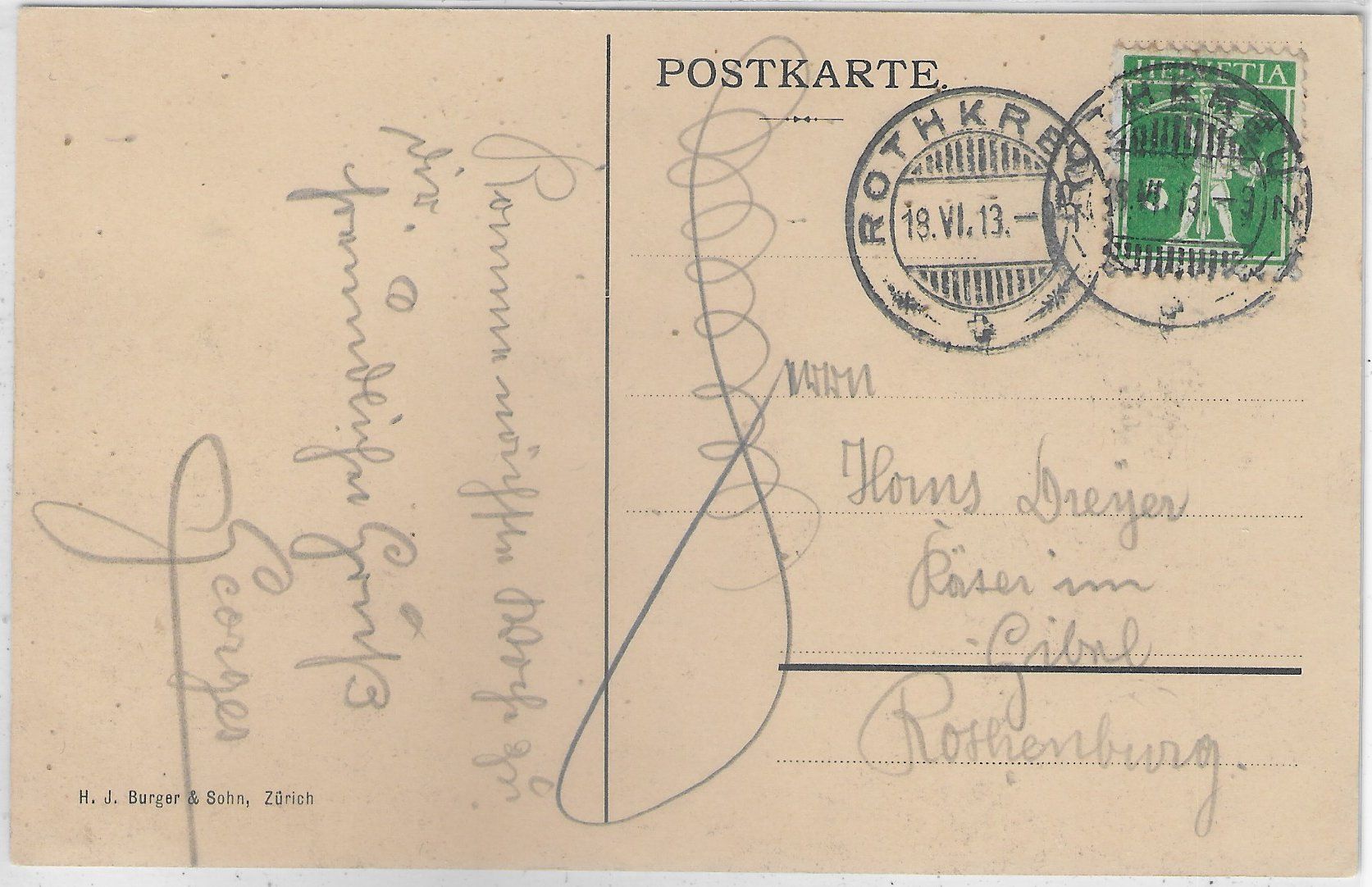 Cartoline postali: Risch am Zugersee – Usato da Ettingen venduto da Kartenplanet 1