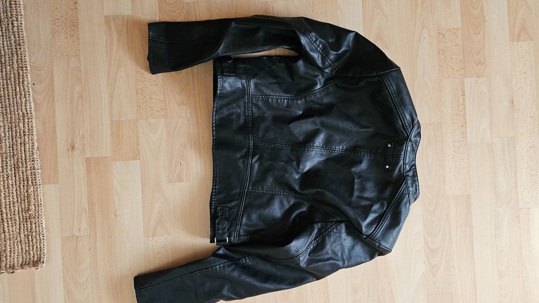 Jacken: Schwarze Kunstlederjacke – Gebraucht aus Suberg von nat_qvg5 3