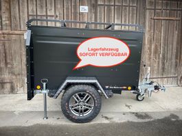 Anhänger für Dachzelt Camping TPV Offroad mit Reling