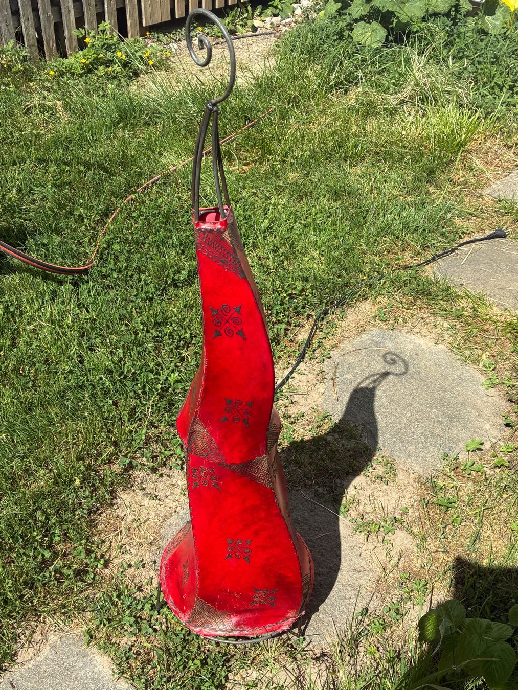 Lampade: Hennalampe rot aus Marokko – Usato da Zürich venduto da thetschi 2