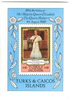 Block "Queen Mum". Turks- und Caicosinseln.