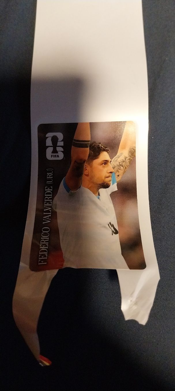 Panini Carte collezionabili: Panini Federico Valverde (URU)  – Nuovo e nell'imballaggio originale da Oetwil am See venduto da ber_s6r8