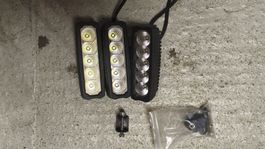 LED Strahler 12V inkl. Halterung / 3 Stk.
