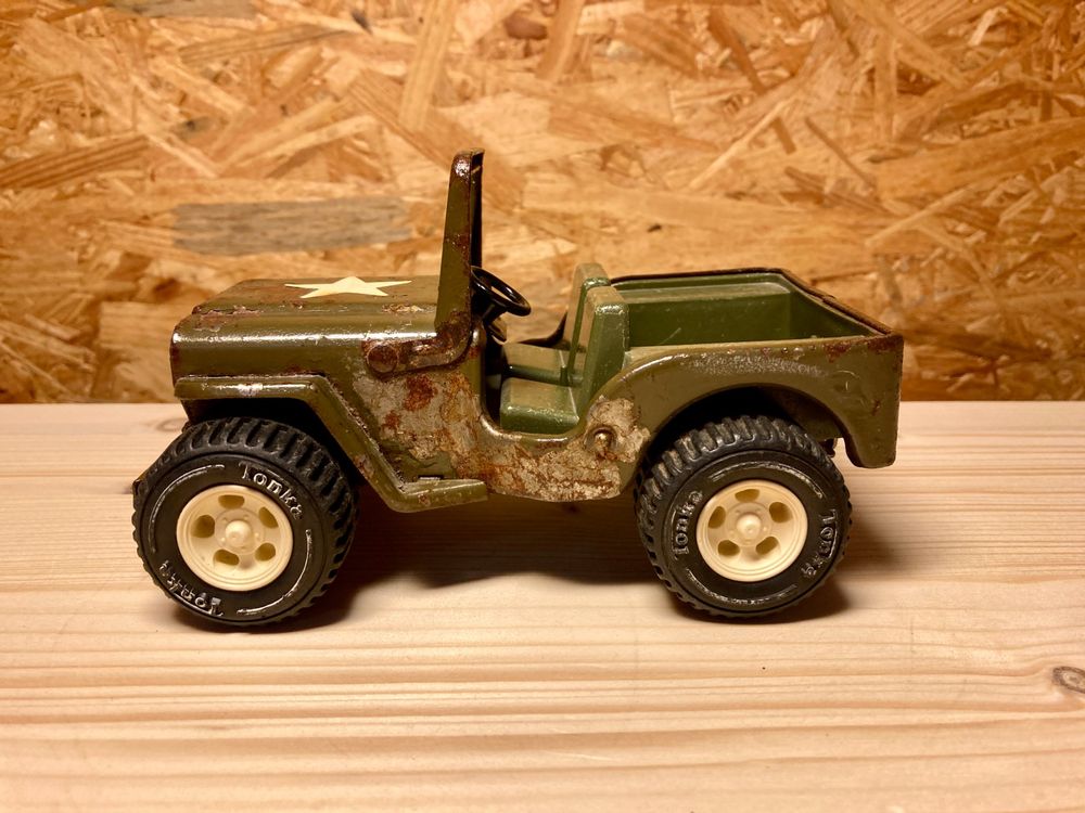 Tonka vintage Jeep Willys/CJ US Army Blechspielzeug 2