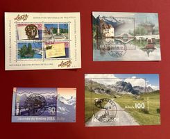 Lots de bloc spéciaux suisses 2015 et 1990,