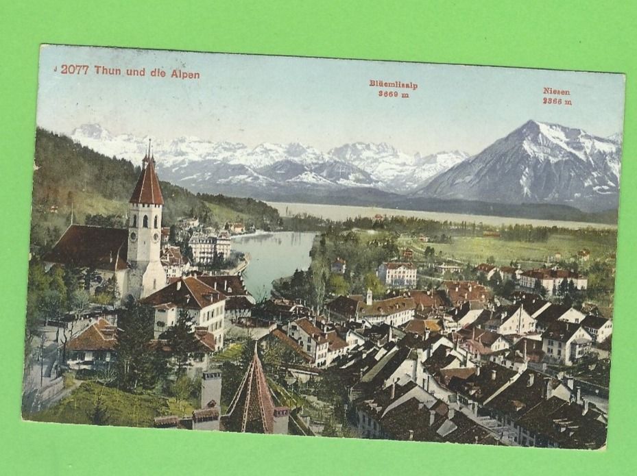 Cartoline postali: Thun und die Alpen – Usato da Zürich venduto da t24_de