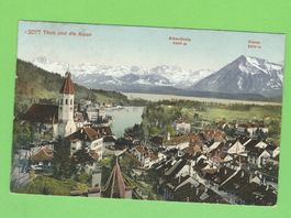 Thun und die Alpen