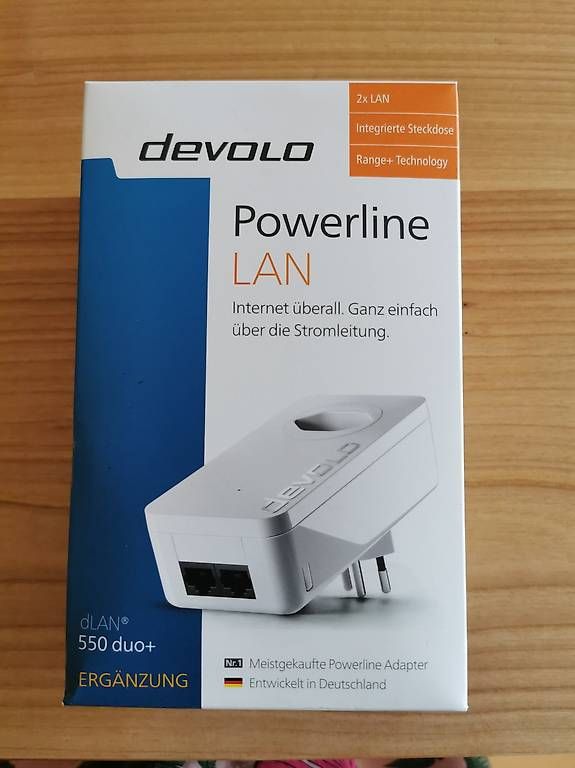 Laufwerke & Adapter: Powerline LAN, 550 duo + – Neu und originalverpackt aus Basel von ant_ln6v