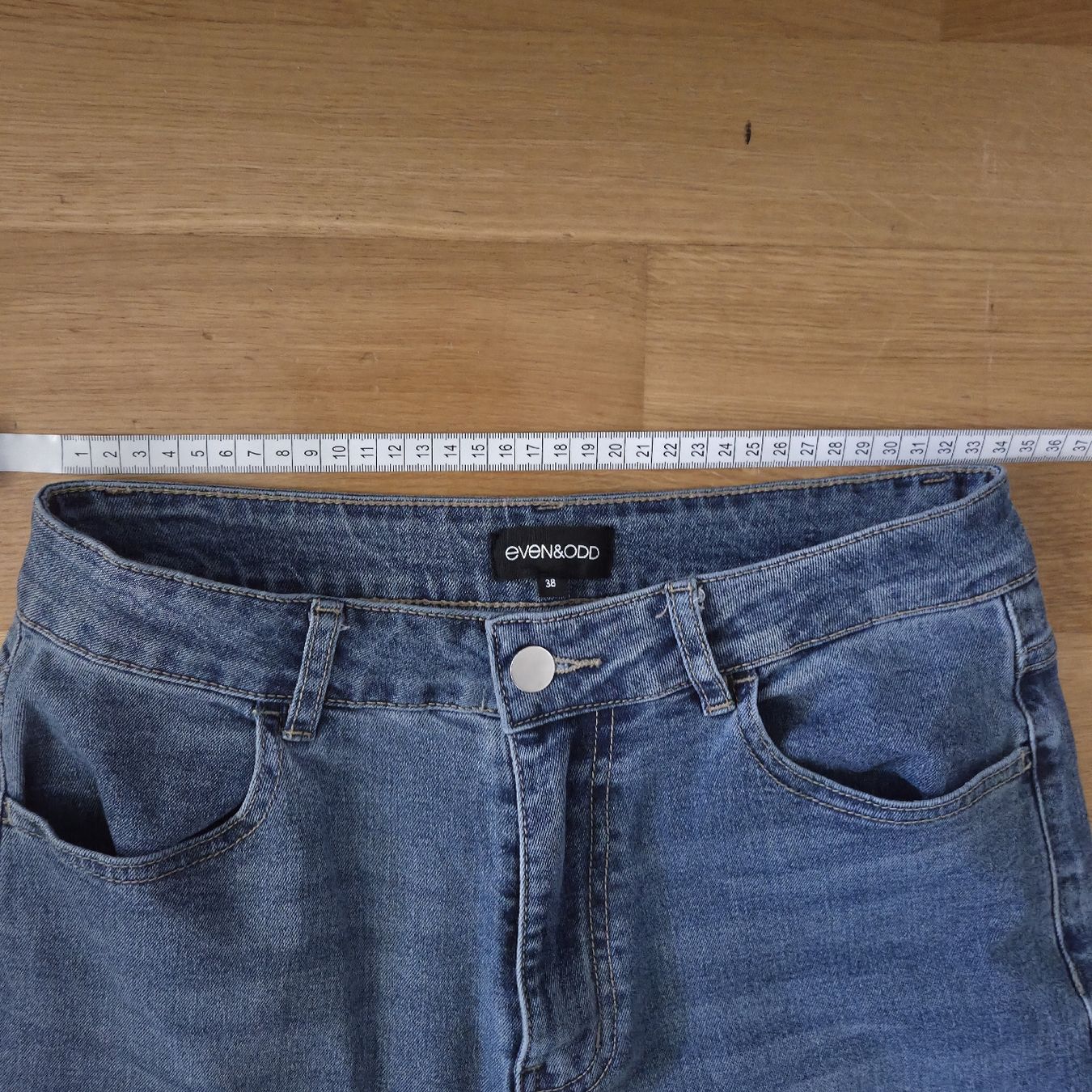 Jeans: Y2K Style Even&Odd Wide Leg Jeans Blau – Usato da Winterthur venduto da Ele_Ele18 2