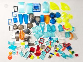 Lego Bauteile Transparent Clear Neon Space City Fenster