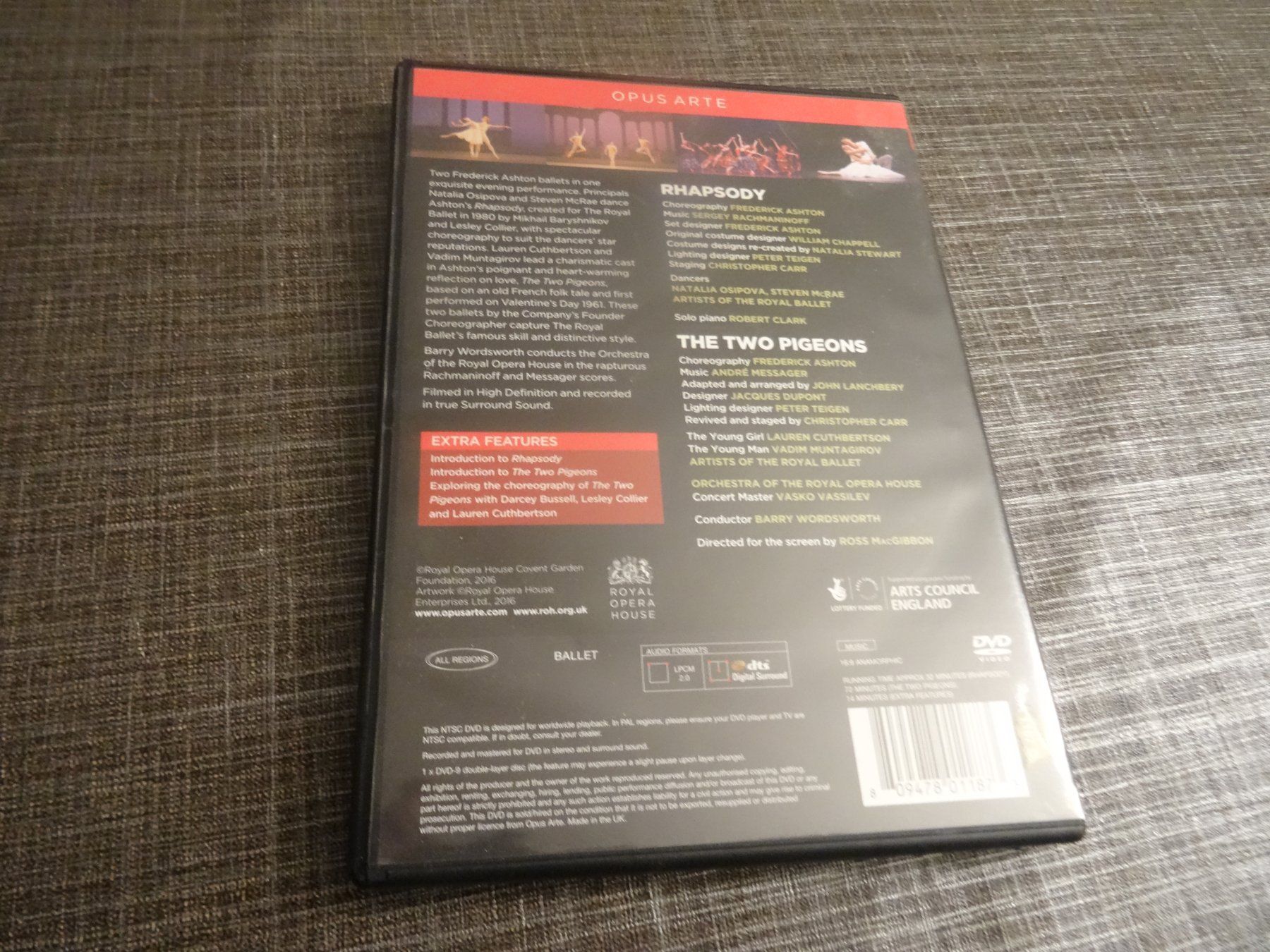 Tutti i DVDs: Ashton Rhapsody - The Two Pigeons DVD OPER – Usato da Olten venduto da Disc-Ausverkauf 2