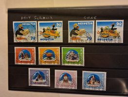 1999Pingu mit /ohne Schnur, +2000, 8x Stempel Ausgabetag