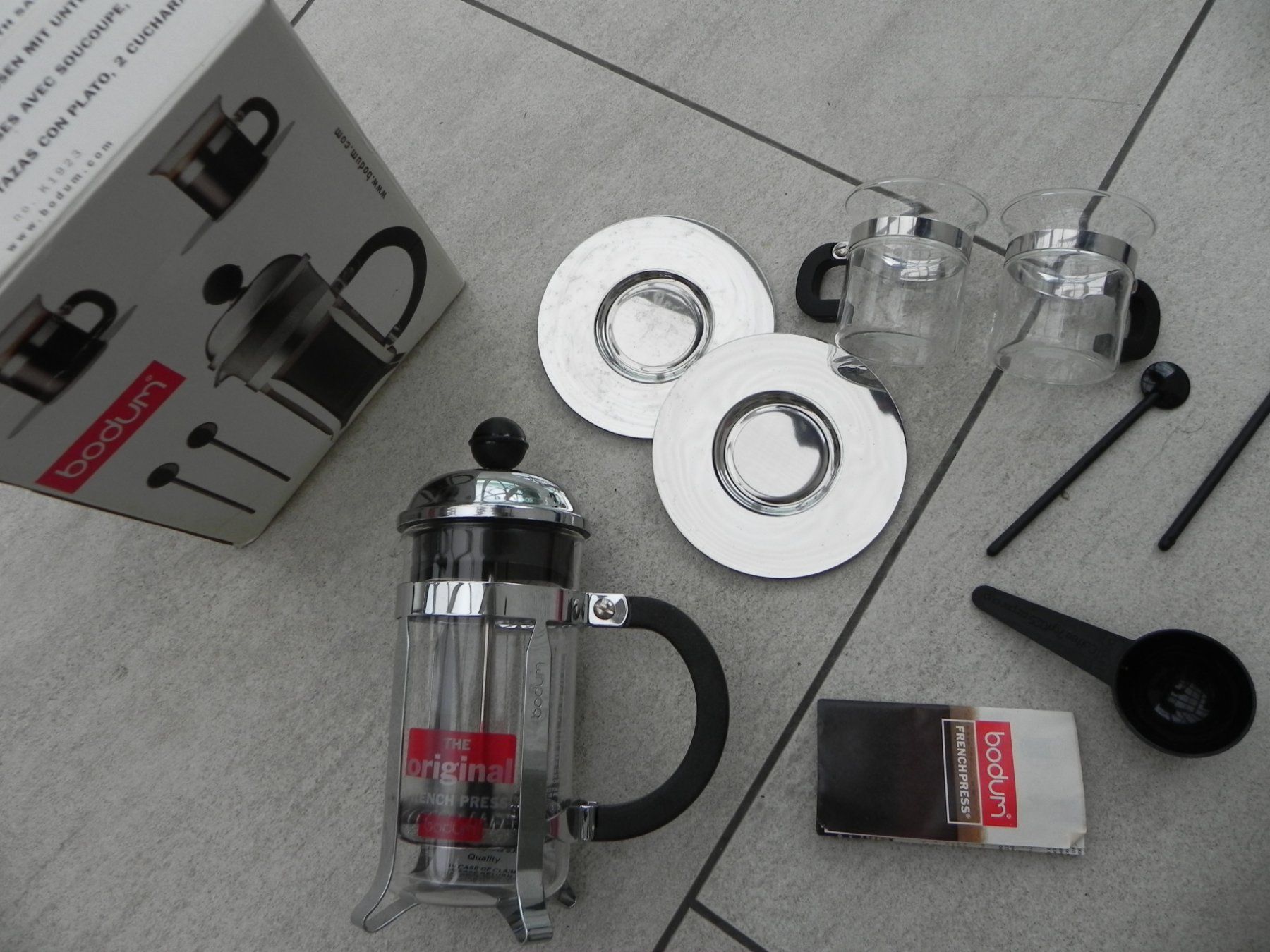Bodum Macchine per caffè & Macchine per espresso: Bodum Chambord Kaffeebereiter Set, komplett – Usato da Stallikon venduto da pcerny16 3