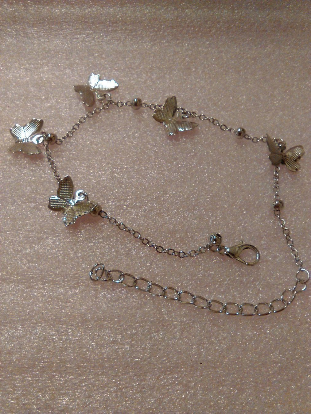 Catenine: FUSSKETTEN MODESCHMUCK;SILBER FARBE – Nuovo (secondo la descrizione) da Basel venduto da bijoutrie_4 6