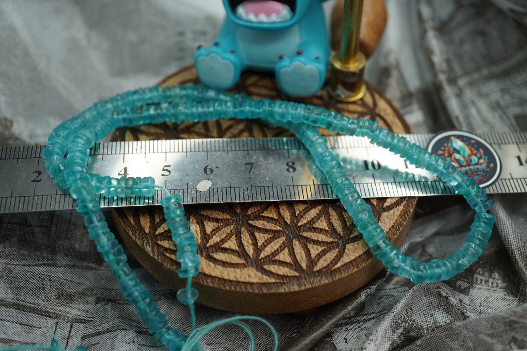 Mineralien & Heilsteine: Apatit Blau    Disc    Strang    Edel   ab  1.- Räumung – Neu und originalverpackt aus Eschenbach SG von topstone 6