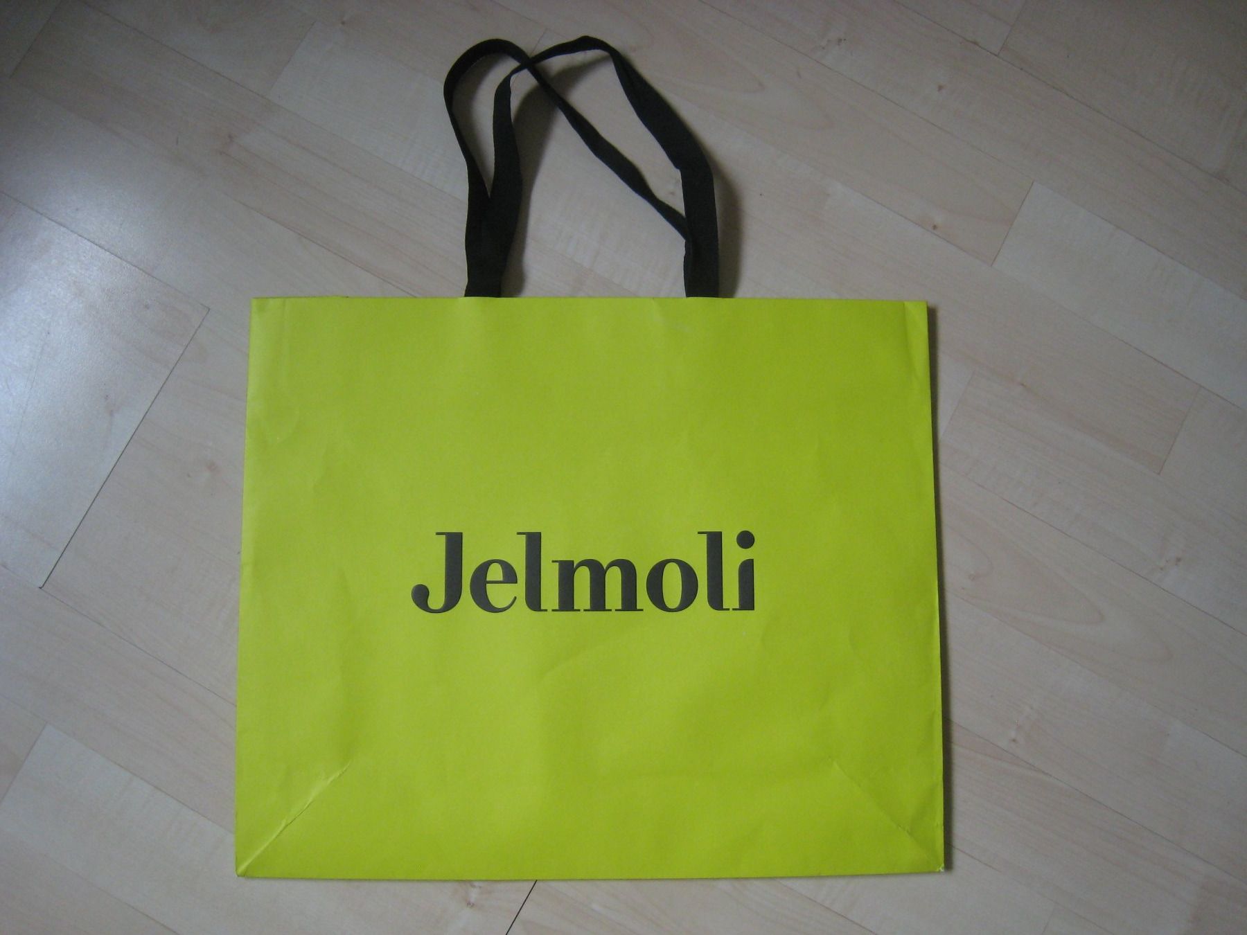 Borse: hellgrüne JELMOLI Papiertasche  Shoppingbag – Usato da Dättlikon venduto da Mamakuga