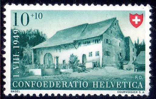 Tutti i francobolli: BAUERNHAUS IM BASELBIET ** POSTFRISCH ** - OL28 – Nuovo (secondo la descrizione) da Losone venduto da EM2019