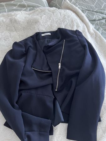 Mango Blazer, dunkelblau, Gr. M – perfekt für den Herbst!