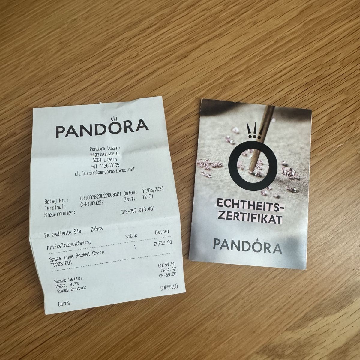 Pandora Ciondoli: Pandora Charm Rakete – Usato da Sursee venduto da giu_205 1