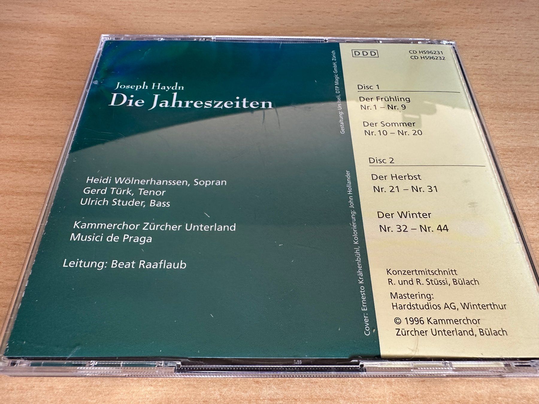 CDs: Joseph Haydn - Die Jahreszeiten - 2 CD – Gebraucht aus Rikon im Tösstal von Alpenmutz 1