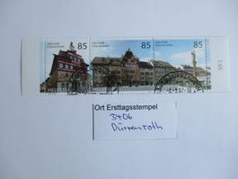 Zusammenhängend mit Ort Ersttagsstempel 3406 Dürrenroth