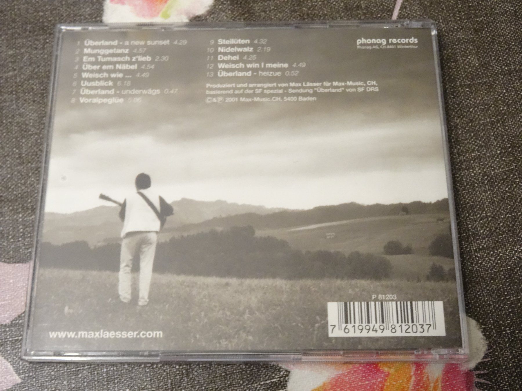 CDs: Max Lässer - überland CD – Gebraucht aus Olten von Disc-Ausverkauf 1