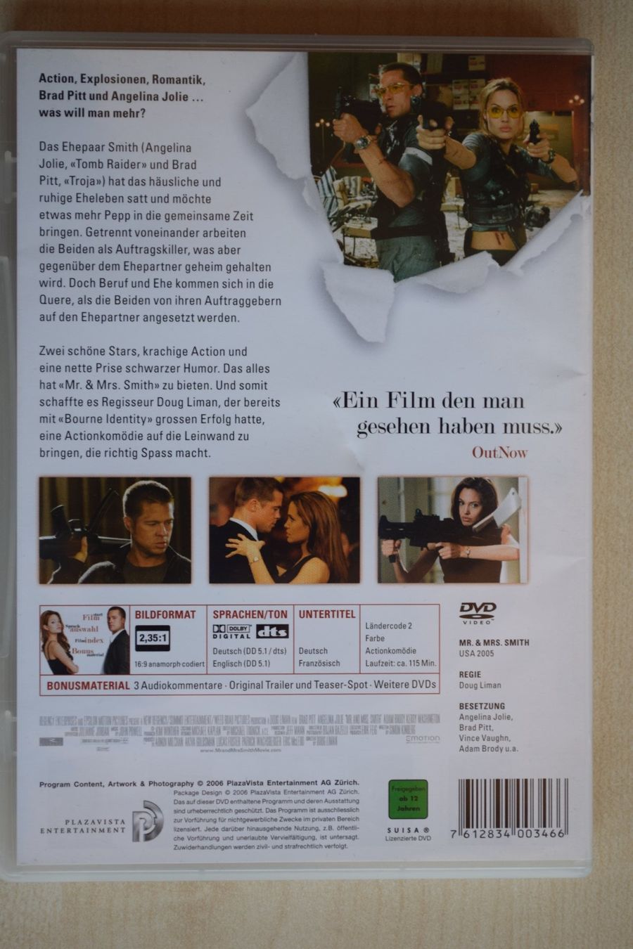Tous les DVDs: Mr. & Mrs. Smith (163) – D'occasion à Reutigen par DONDON55 1