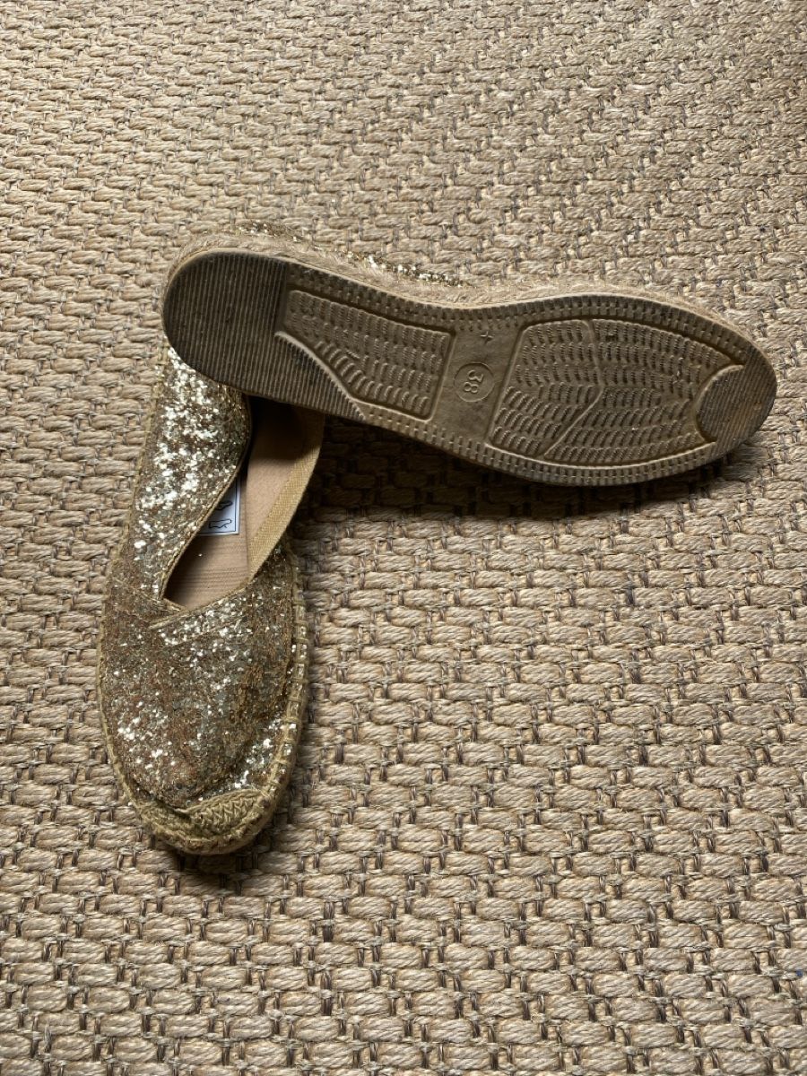 Scarpe da donna: Espadrillas brillantinate OVYÈ - 38 – Usato da Davesco-Soragno venduto da Chichijango 1
