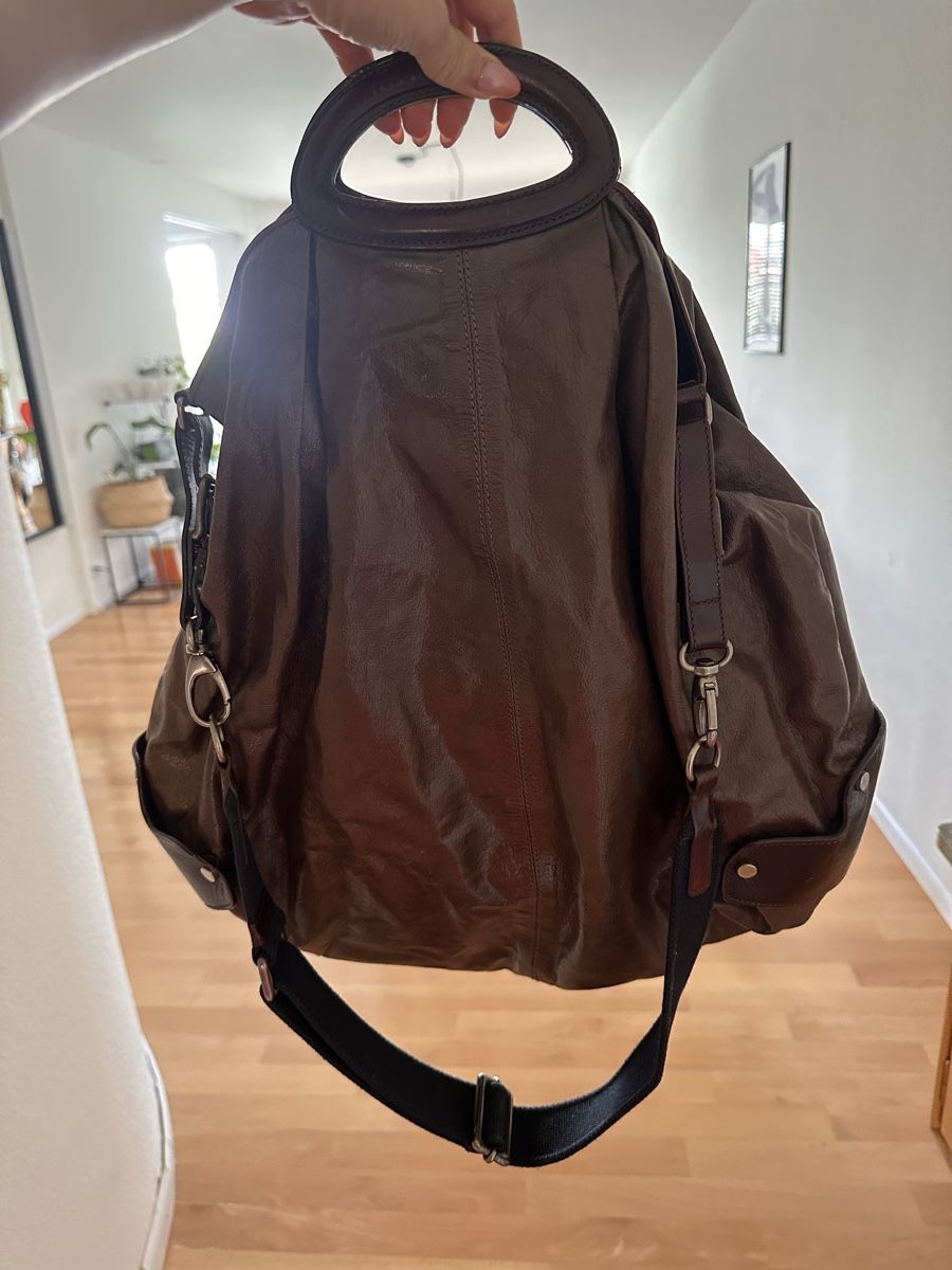 Marni Borse da donna: Marni Handtasche braun Leder – Usato da Basel venduto da uyuni01 1
