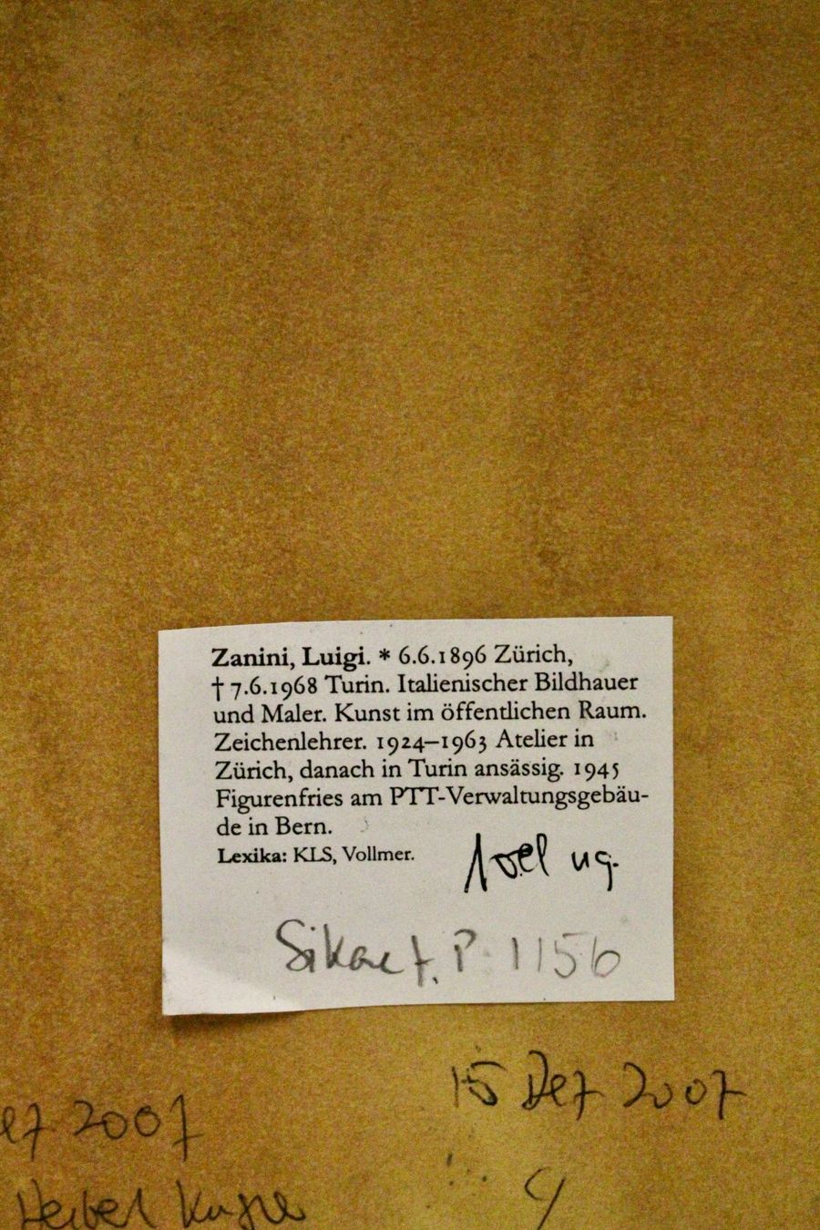 Dipinti: Luigi Zanini 1896-1968 Gouche – Usato da Bruettisellen venduto da Collector_Store 9