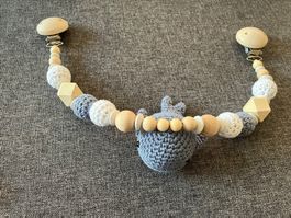 Kinderwagenkette Wal stahlblau