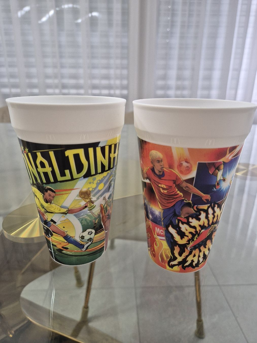 Contenitori & Simili: McDonald's Becher Ronaldinho + Yamal – Nuovo (secondo la descrizione) da Landquart venduto da Atlanta1313 1