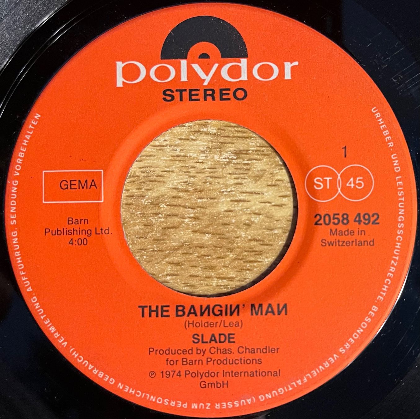 Dischi in vinile: SLADE - THE BANGIN' MAN – Usato da Bussigny venduto da vinyl-pas-cher 2