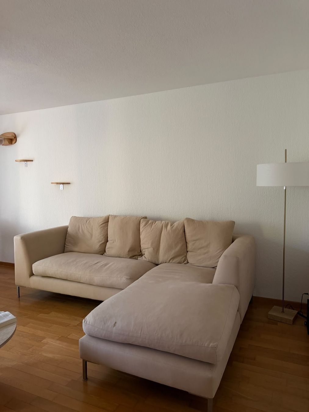 Divani: Beiges Ecksofa mit Recamiere / L-Sofa / Wohnlandschaft – Usato da Staufen venduto da jei_7bfb 2