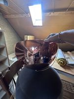 Deckenlampe kupferfarben