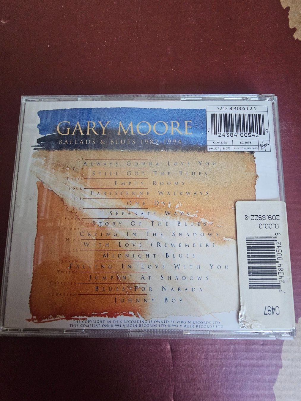 CDs: CD - Gary Moore – Ballads & Blues 1982 - 1994 – D'occasion à Biberist par Foolio0 1