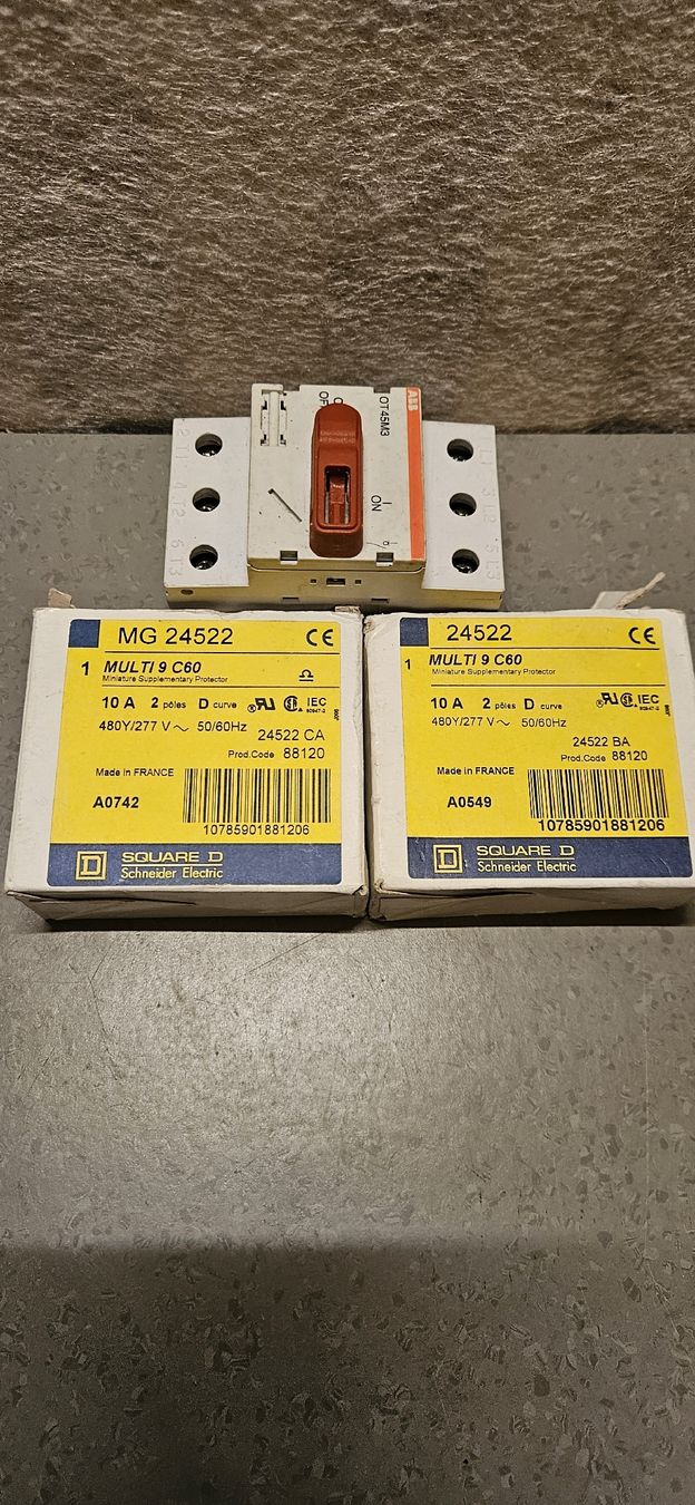 ABB Interruttori: Schneider & ABB Leitungsschutzschalter – Nuovo (secondo la descrizione) da Baar venduto da Vel...Baar45 6
