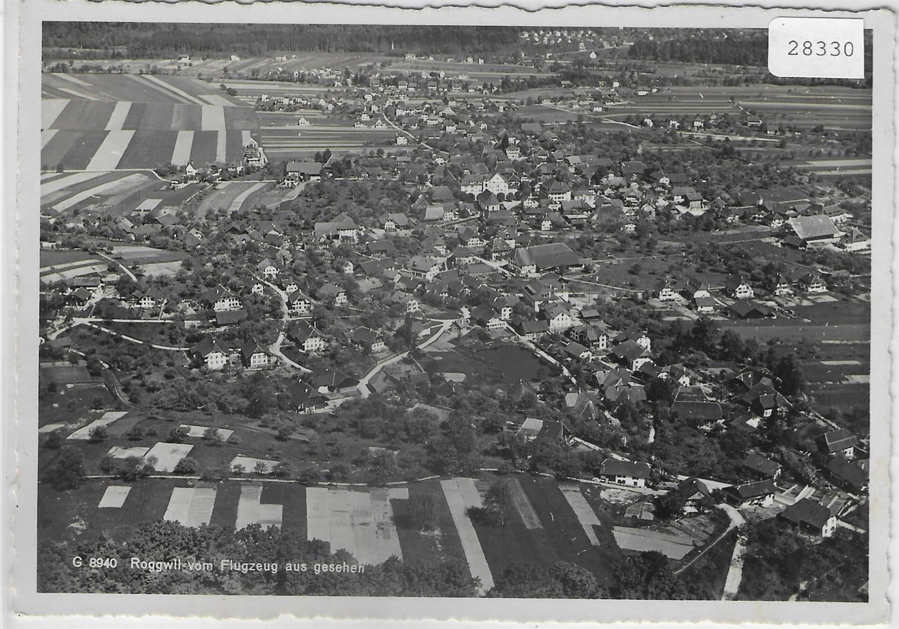 Cartoline postali: Flugaufnahme Roggwil LU – Usato da Ettingen venduto da Kartenplanet