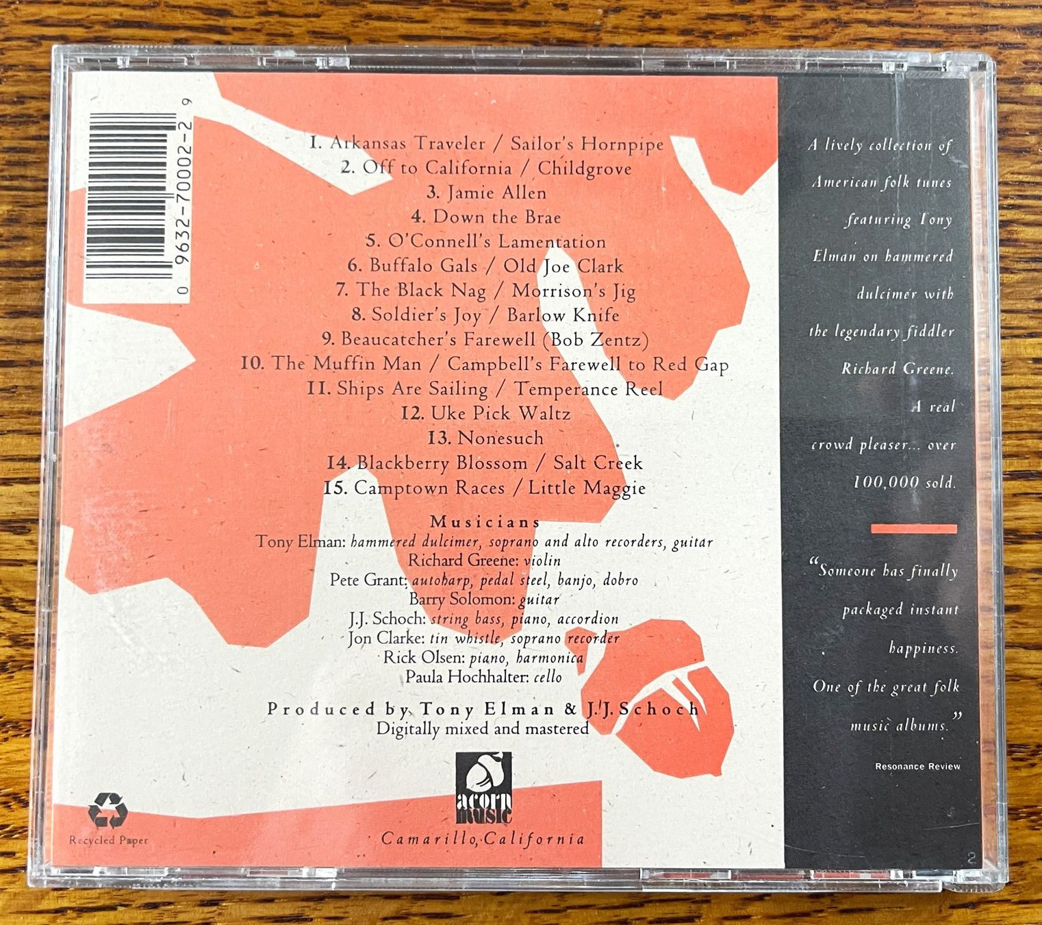 CD: Tony Elman: Shakin`Down The Acorns CD – Usato da Oftringen venduto da Vucki 1
